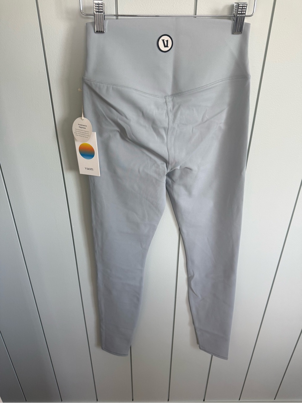 New Vuori Chilled Out Leggings in Chalk Blue Size Medium - Picture 9 of 11